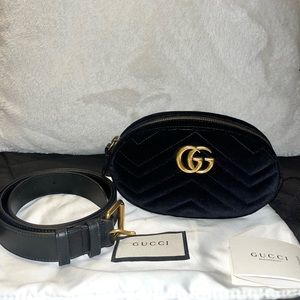 Gucci Velvet Belt Bag